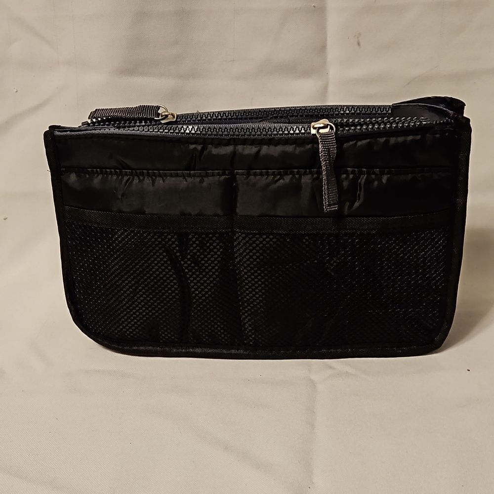 Multi compartment purse insert. Change purses quickly 10 x 6 x 3